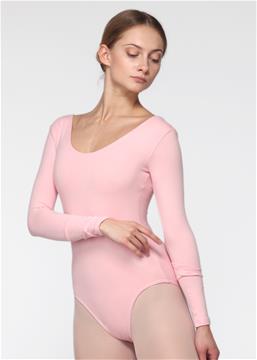 DA03MP Leotard long sleeve, with lining,microfiber