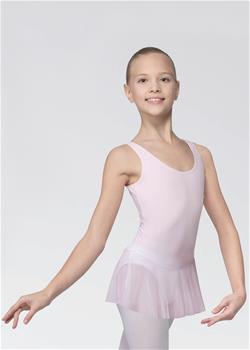 DAD09MJU Tank Leotard with Skirt, microfiber