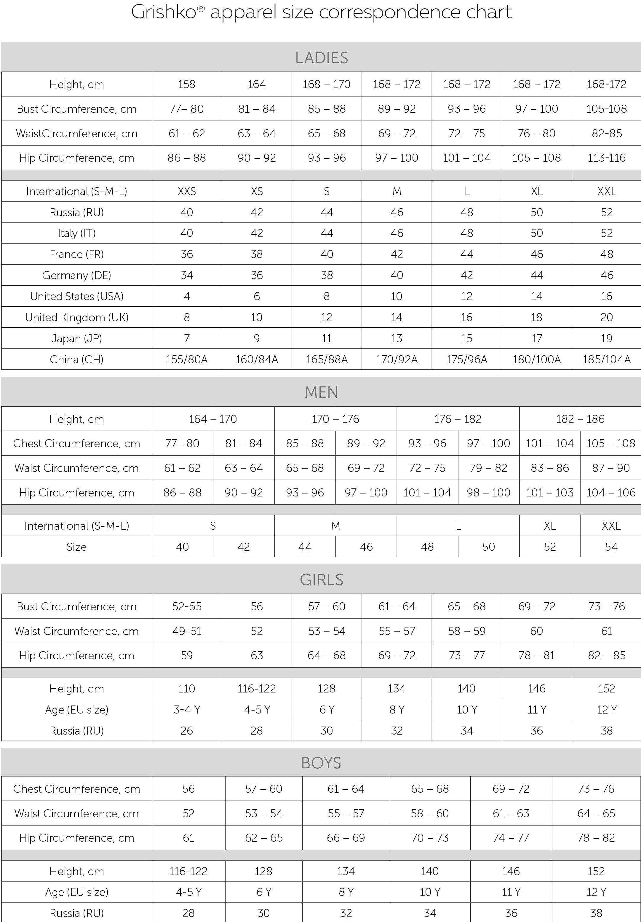 grishko 174 buy online on grishkoshop com order now grishko pointe shoes size chart
